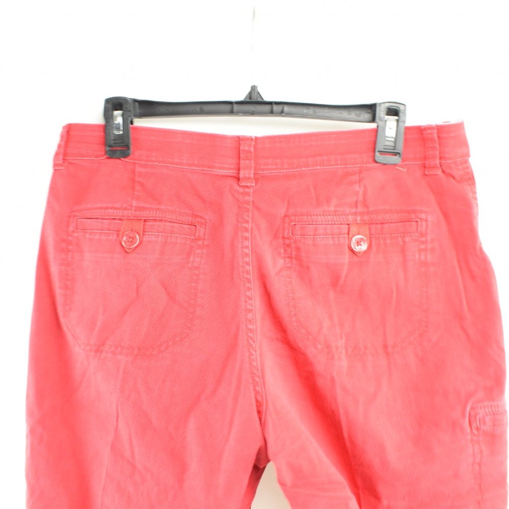 Lee Sinfully Soft Red Capris Size 12 - image 5